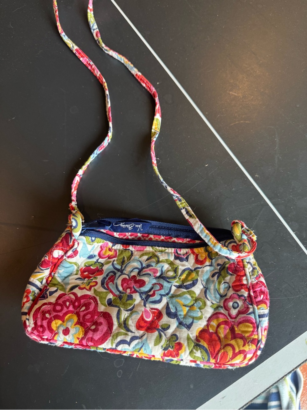 Vera Bradley- Hope Garden Floral Quilted Crossbody Bag